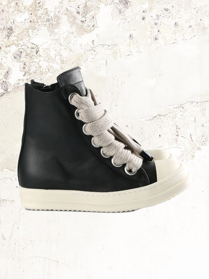 Rick Owens leather high-top sneakers – MDE
