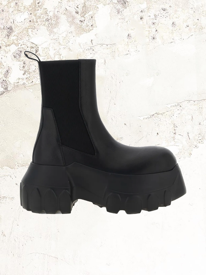 靴 Rick Owens Beatle mega tractor 43 Rick Owens Beatle Mega Tractor Boots - Size 43 - Black - NEW