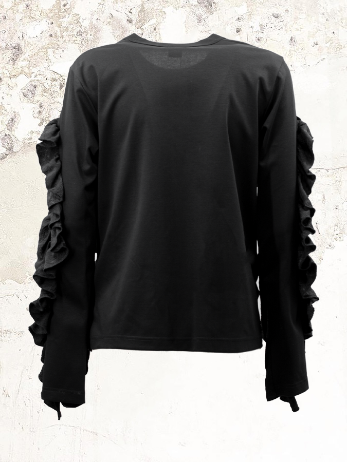 Noir Kei Ninomiya ruffled long sleeve t-shirt – MDE