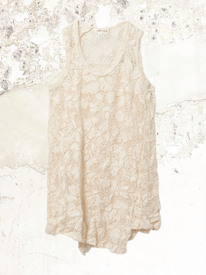 Comme Des Garçons floral-lace T-shirt – MDE