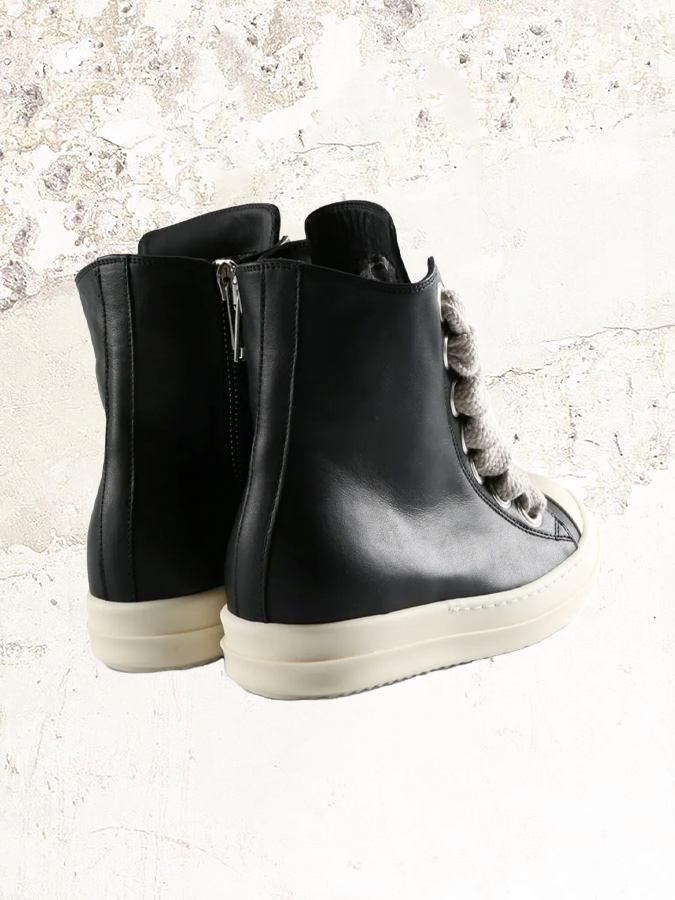 Rick Owens leather high-top sneakers – MDE