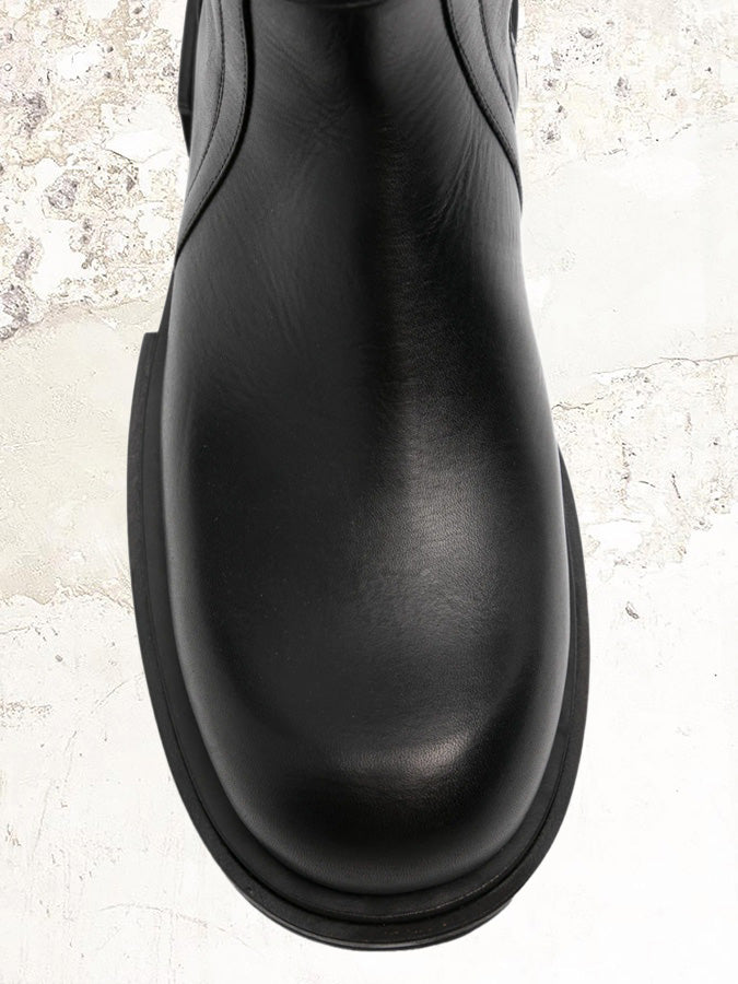 Rick Owens side-zip leather boots – MDE