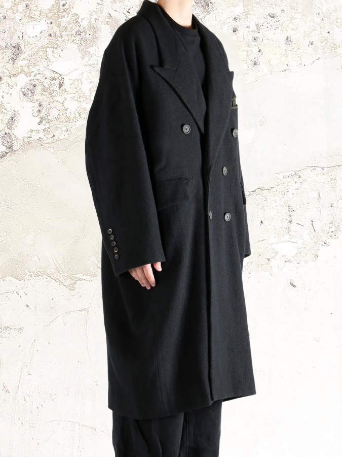 Ziggy Chen wool blend double-breasted coat – MDE