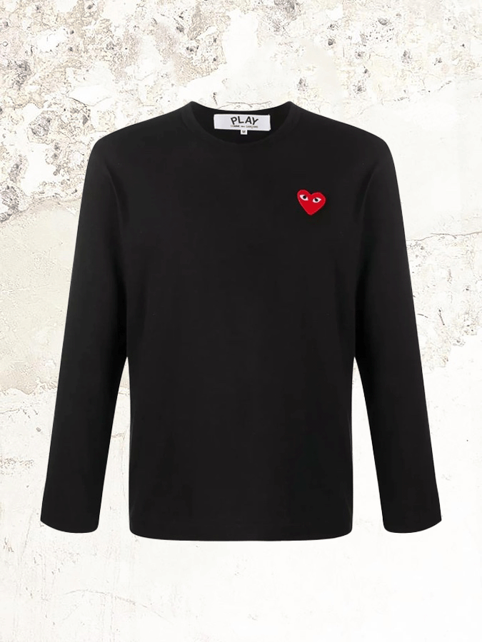 Comme Des Garcons Play LONG SLEEVE T SHIRT