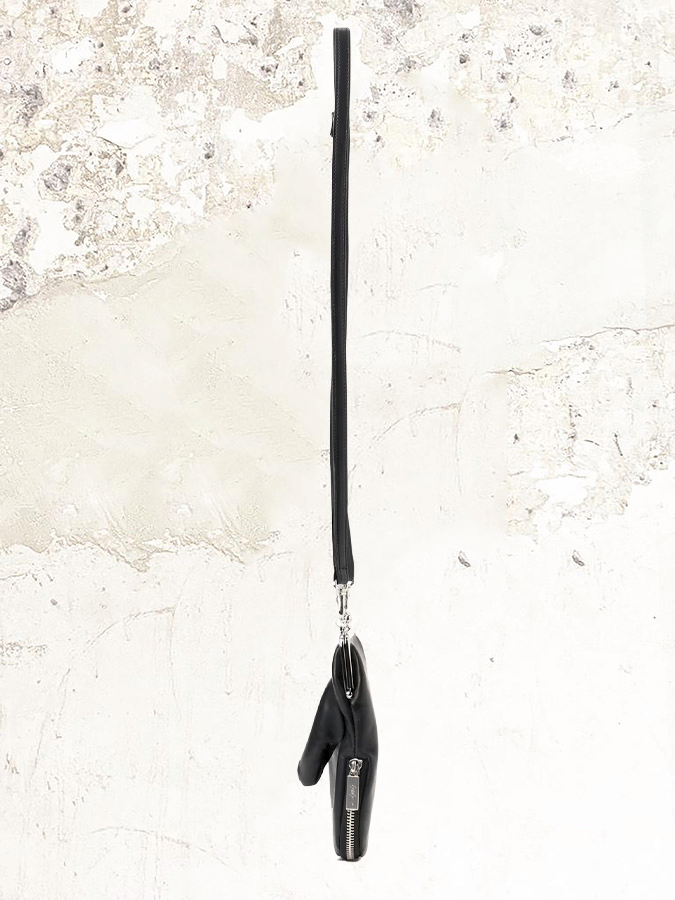 Yohji Yamamoto oil smooth leather pochette