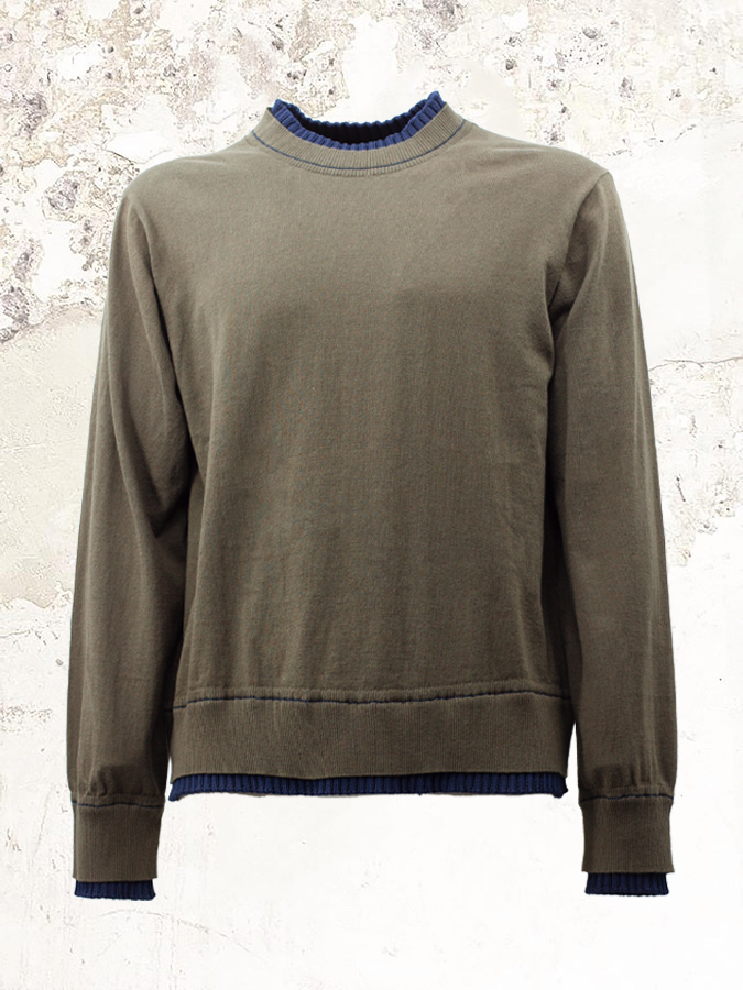 sacai ribbed-hem sweater