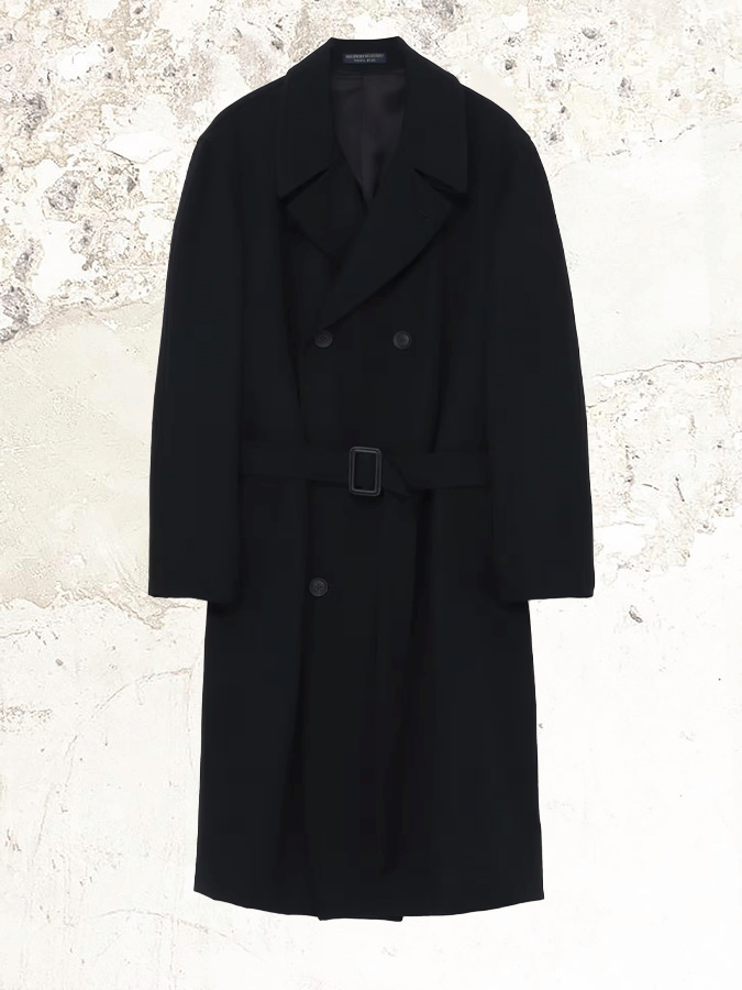 Yohji Yamamoto j-8b belted army coat