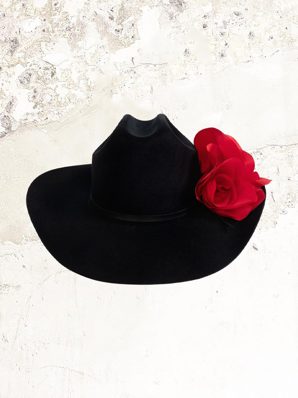 Willy Chavarria floral-embellished hat