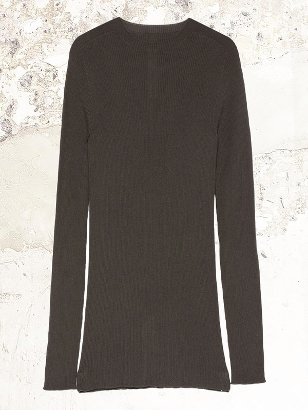 Rick Owens ribbed wool long sleeve T-shirt