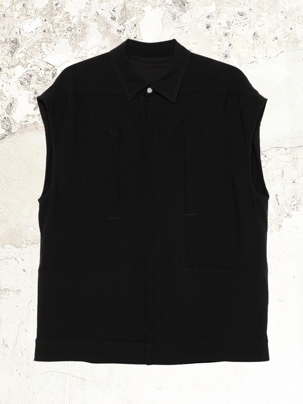 Rick Owens sleeveless jumbo shirt