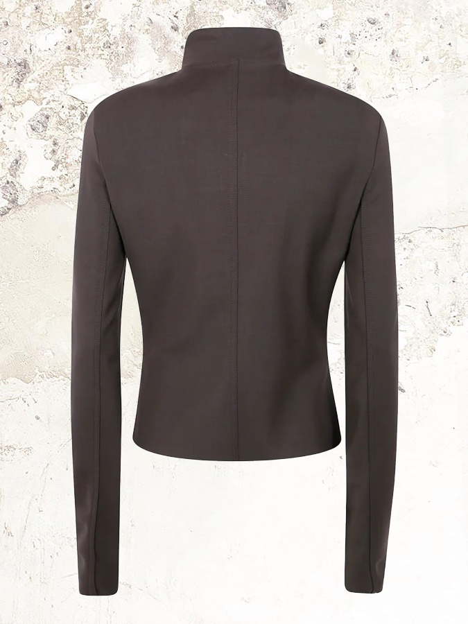 RICK OWENS Jacke mit hohem Kragen