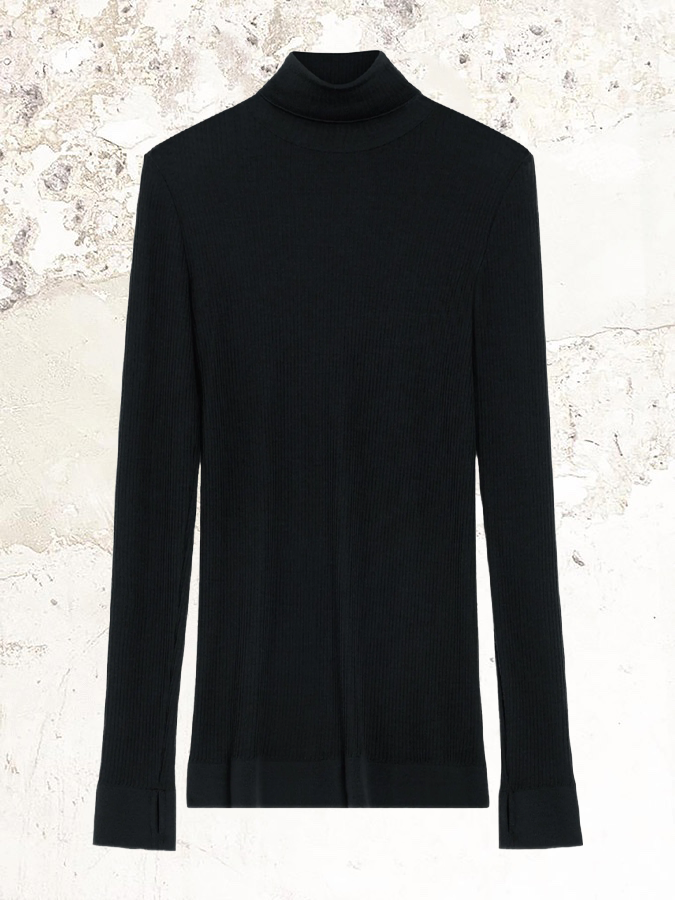 LEMAIRE ribbed high-neck top