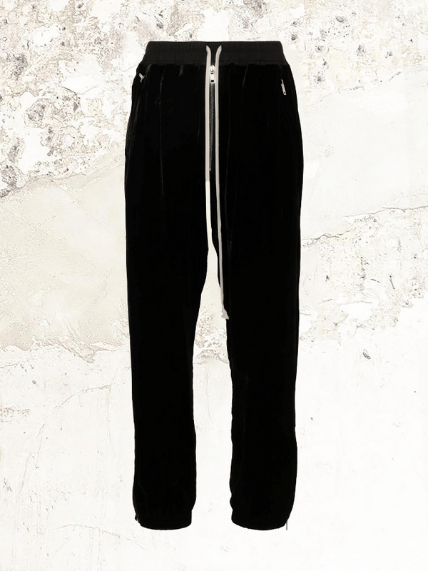 Rick Owens Velour track trousers
