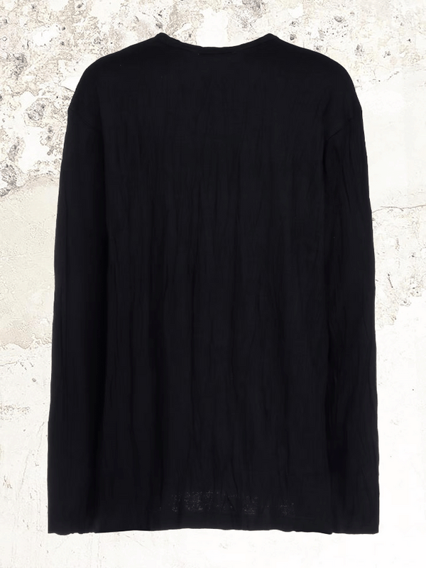 Yohji Yamamoto FALTEN LANGARM T-Shirt