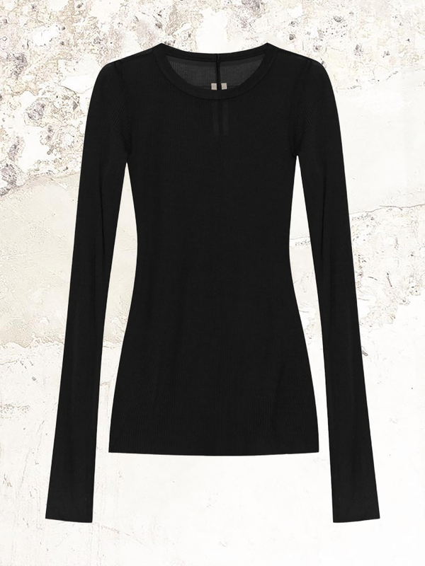 Rick Owens ribbed long-sleeve t-shirt