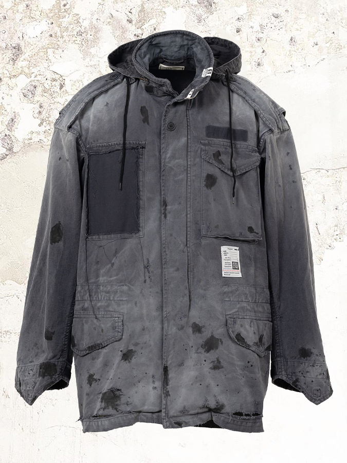 Maison Mihara Yasuhiro Used-Look Feldjacke
