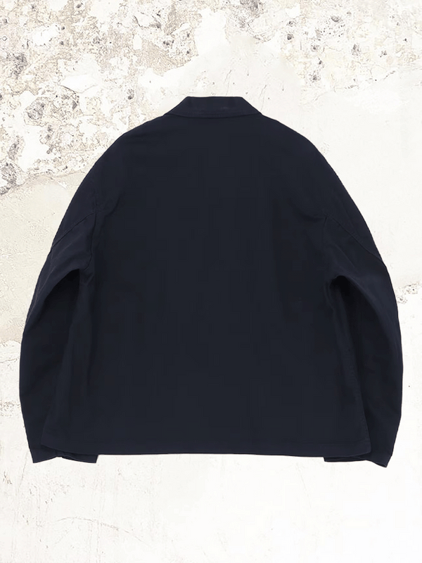 Yohji Yamamoto Navy Blue Cotton Work Jacket