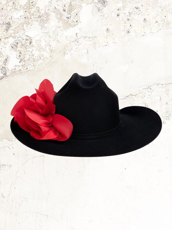 Willy Chavarria floral-embellished hat