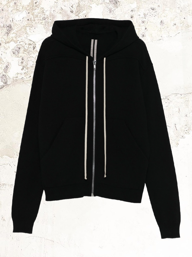 Rick Owens Kapuzenjacke aus Baumwolle mit Reißverschluss