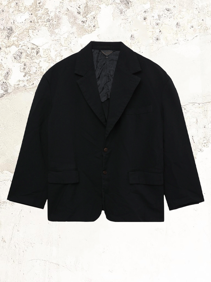 Пиджак Comme Des Garçons Black с одним рядом пуговиц