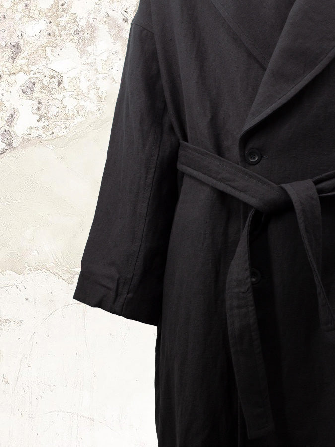 CASEY CASEY great double-breasted belted coat