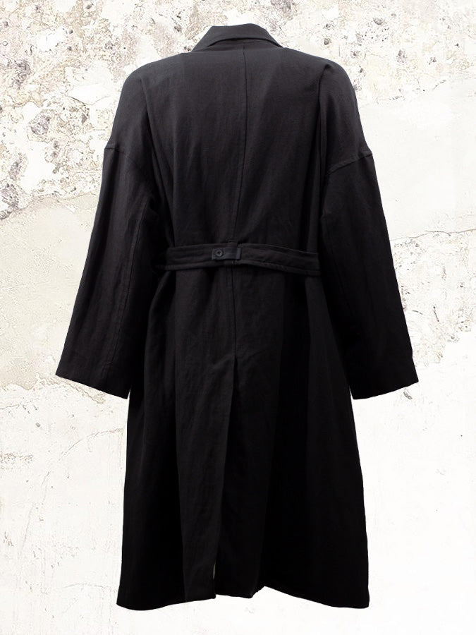 CASEY CASEY great double-breasted belted coat