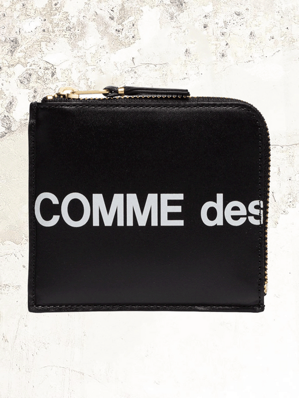Comme Des Garçons Wallet Huge Logo zip-around wallet – MDE
