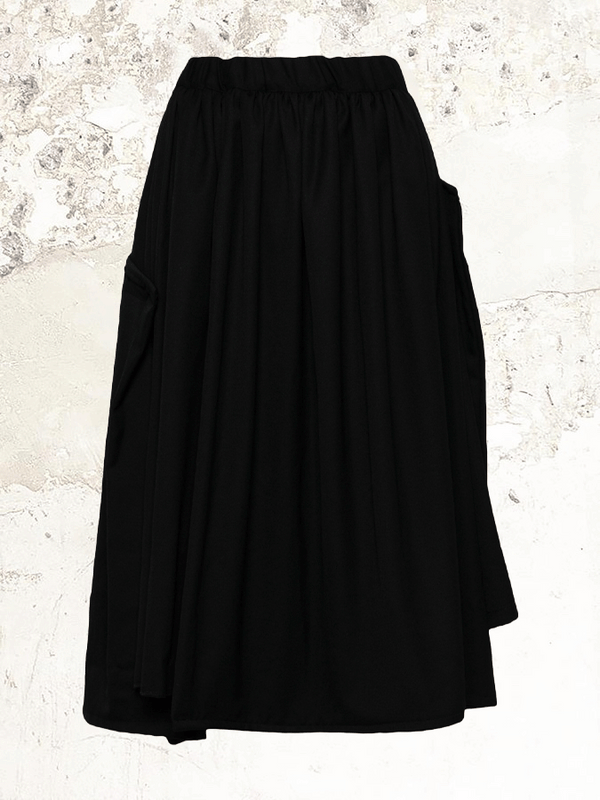 Асимметричная шерстяная юбка Comme Des Garçons