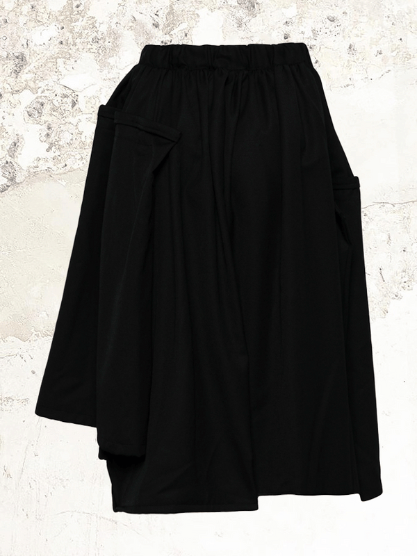 Асимметричная шерстяная юбка Comme Des Garçons