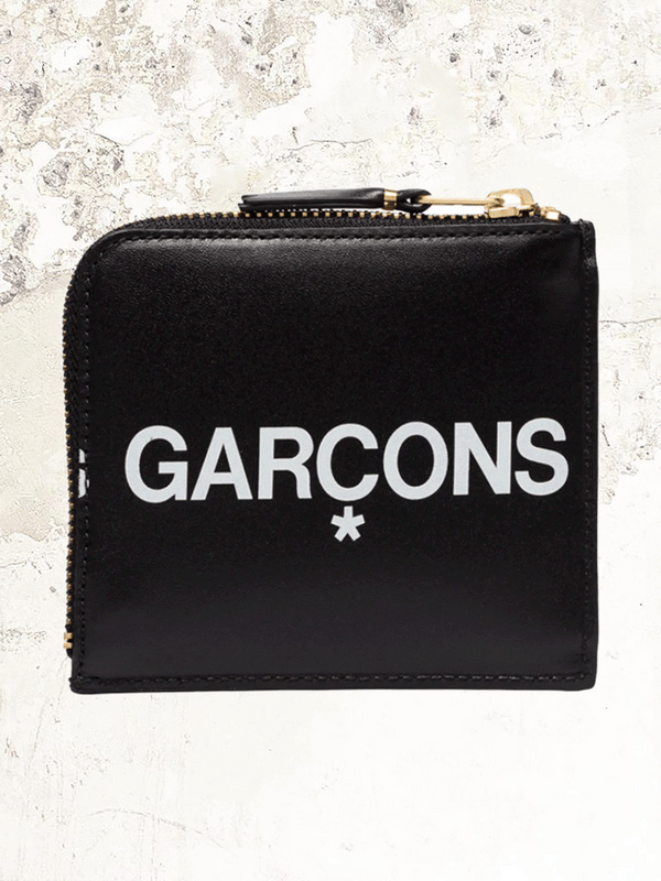 Comme Des Garçons Wallet Huge Logo zip-around wallet – MDE