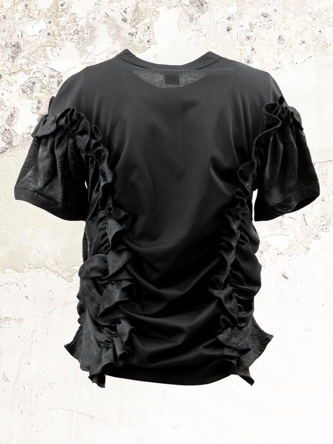 Noir Kei Ninomiya ruffled t-shirt