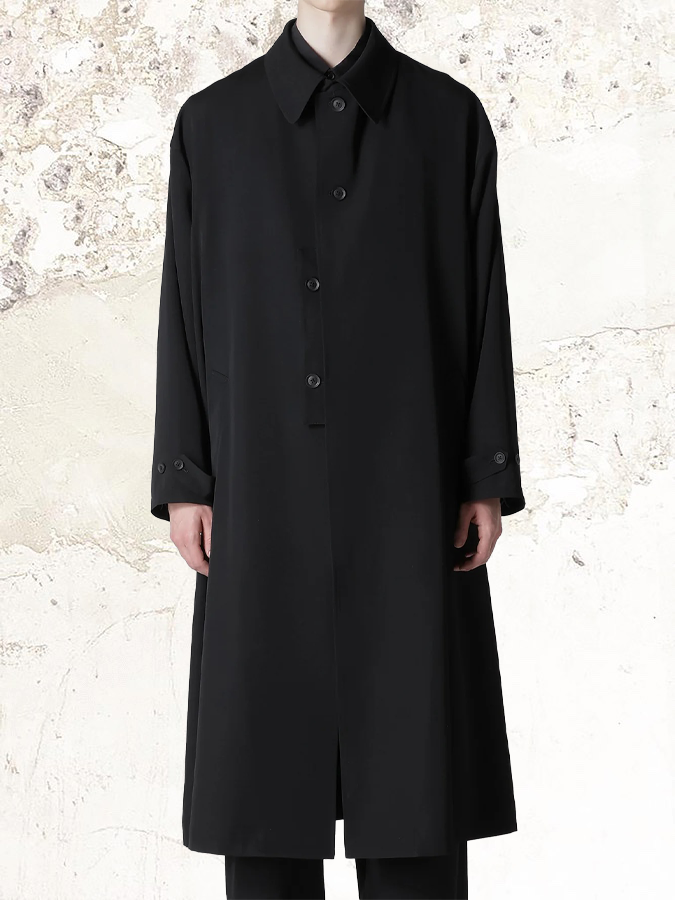 Yohji Yamamoto WOOL GABARDINE  COAT