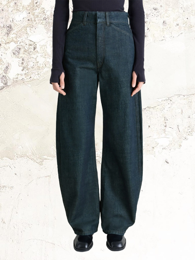 LEMAIRE high-waisted carrot jeans