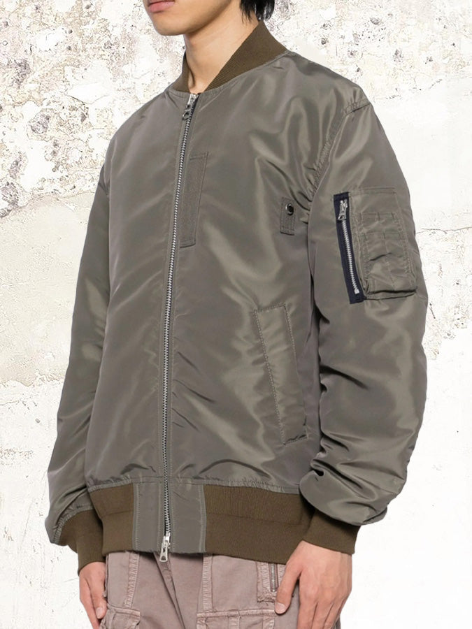 sacai Nylon-Bomberjacke mit Reißverschluss