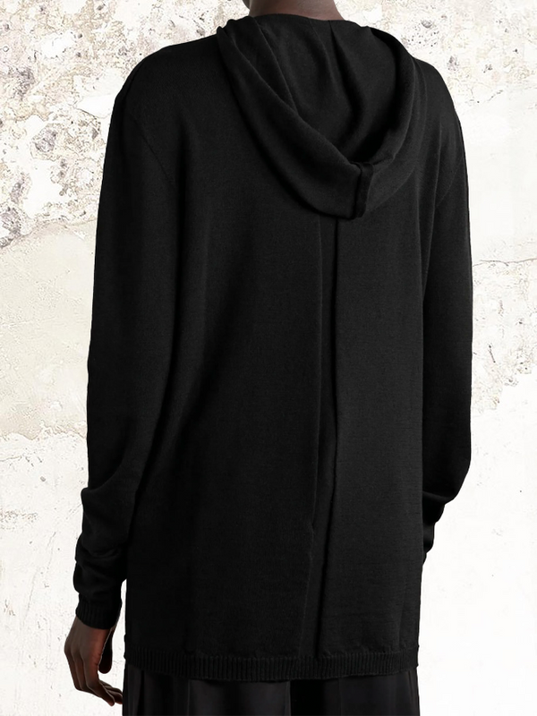 Rick Owens hooded wool sweater