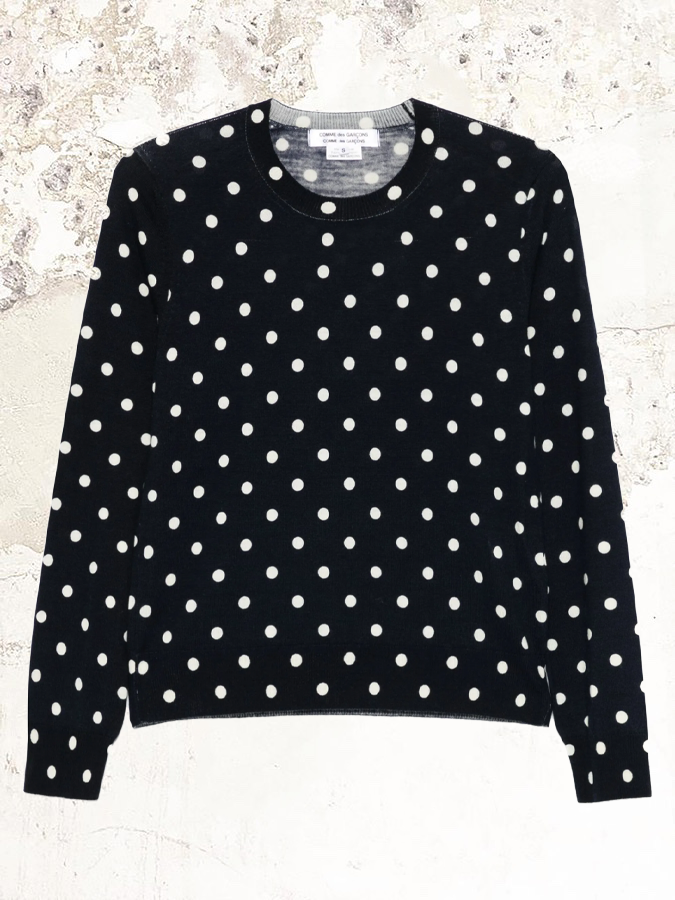 Comme Des Garçons Comme Des Garçons свитер в горошек