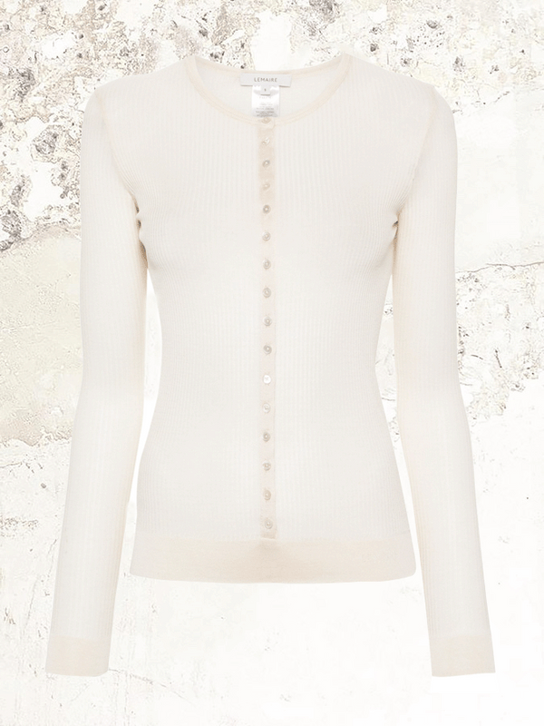 Lemaire long-sleeve ribbed cardigan
