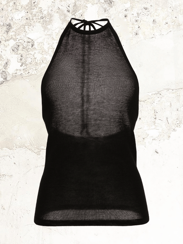 LEMAIRE open-back knitted top
