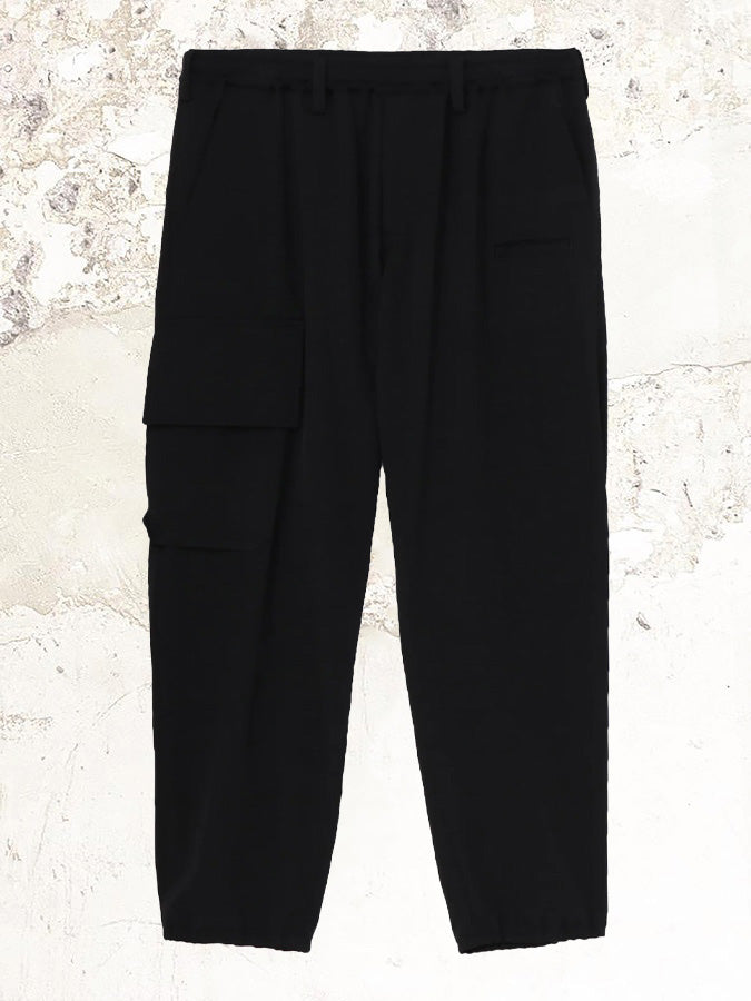 YOHJI YAMAMOTO REGULATION Ripp-Klappen-Hose
