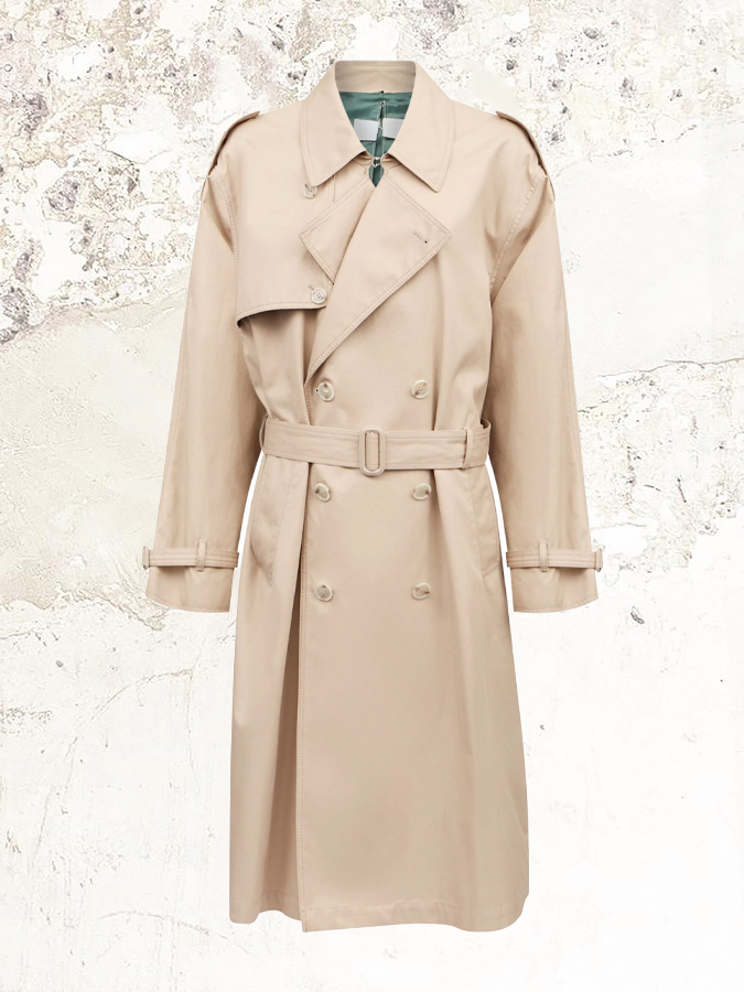 MM6 Maison Margiela belted trench coat