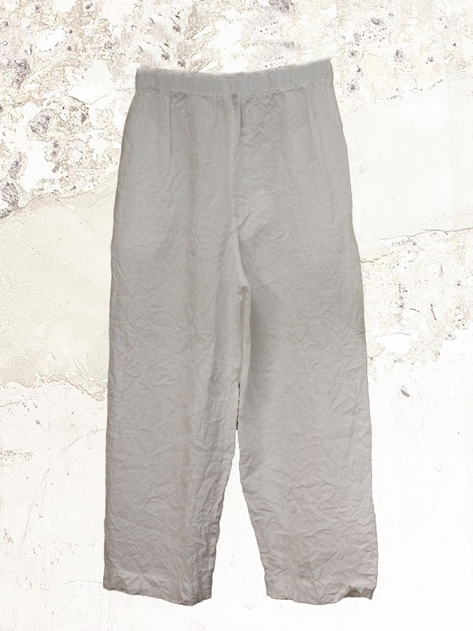 Daniela Gregis Crinkled linen trousers