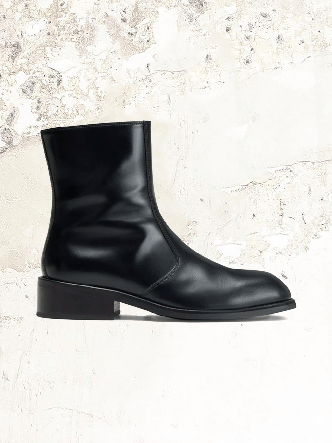 Lemaire zip-fastening square-toe boots