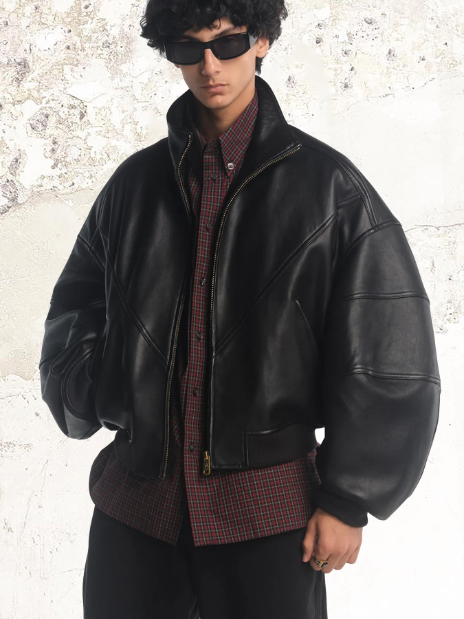 Willy Chavarria RIDER LEDERJACKE