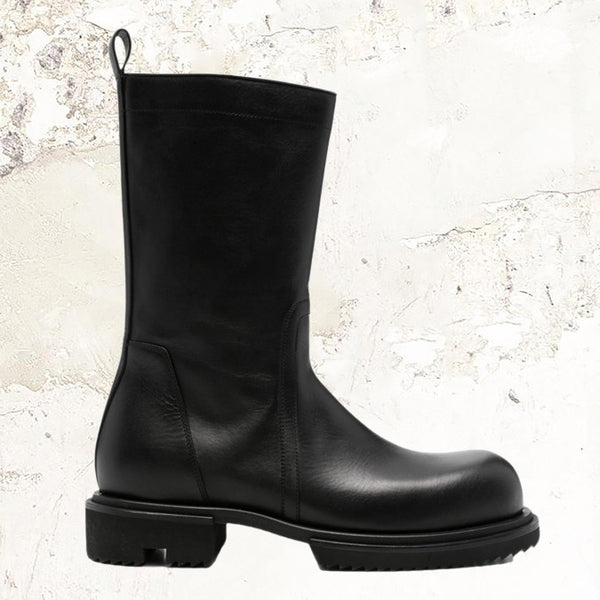 Rick Owens side-zip leather boots – MDE