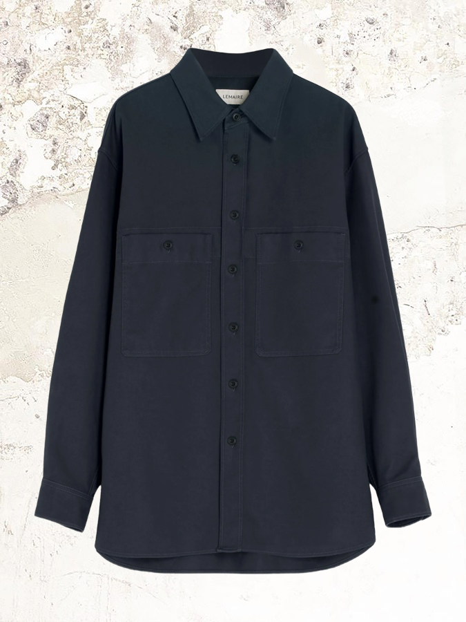 Lemaire patch-pocket overshirt