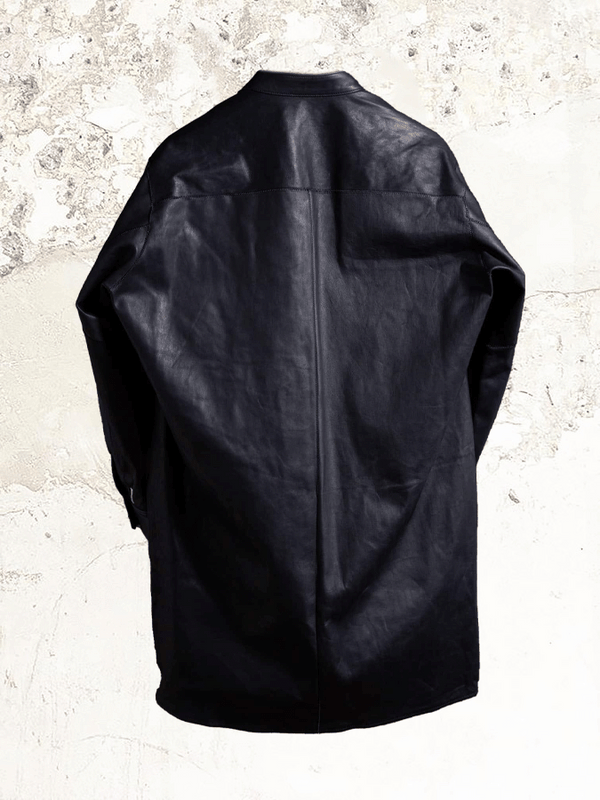 Klasica leather shirt jacket