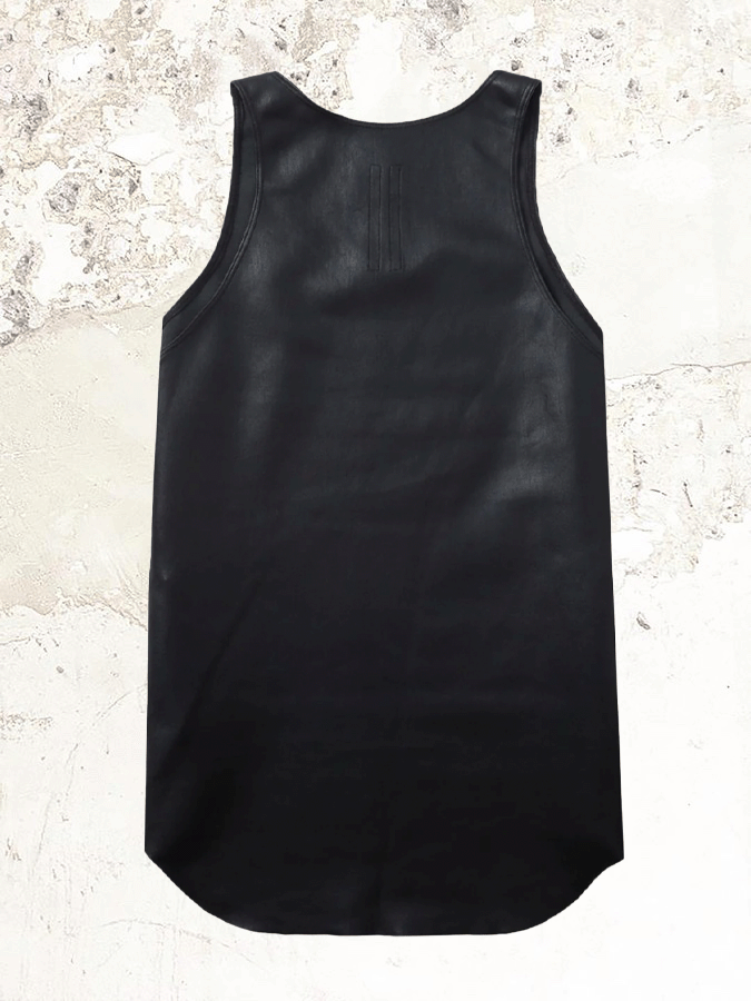 RICK OWENS Leather Tank Top