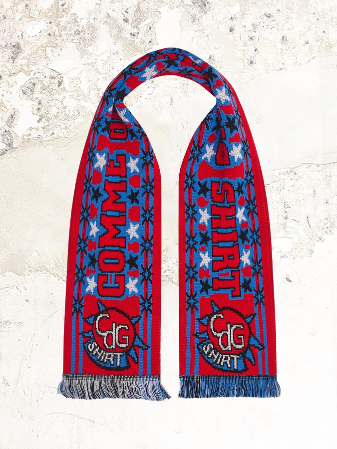 Comme Des Garçons Sjirt logo scarf