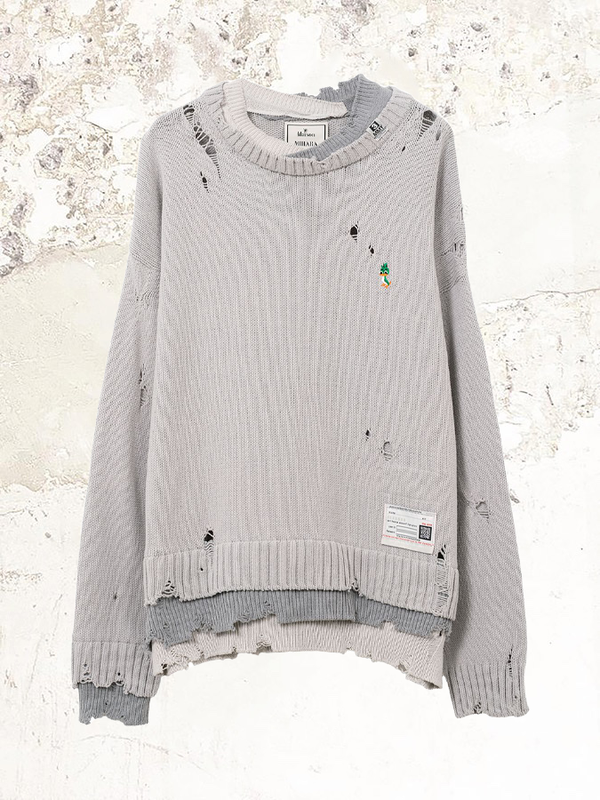 Maison Mihara Yasuhiro Triple Layered Knit Sweater