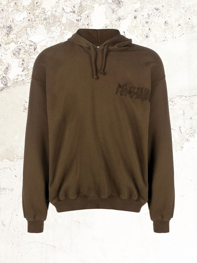 Magliano brown twisted hoodie